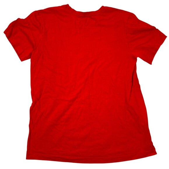 Nike Mens JDI Swoosh T-Shirt Small Red "Just Do It" Tee Short Sleeve Crew Neck - Picture 2 of 7